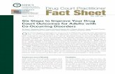Drug Court Practitioner Fact Sheet€¦ · The initial steps necessary to determine the appropriate track or treatment plan include screening for both mental illness and substance