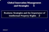 Global Innovation Management and Strategies 5Global Innovation Management and Strategies 5 Business Strategies and the Importance of Intellectual Property Rights 2 2009/11/17 2 JAPAN