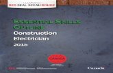 Construction Electrician · Essential Skills Matrix by Recommended Training Levels: ... Construction electricians plan, design, assemble, install, alter, repair, inspect, verify,