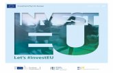 Let’s #investEULet’s #investEU · RDI Digital Transport Environment and resource efficiency ** EIB-approved: €41.3 bn EIF-approved: €13.7 bn *New sector since January 2018