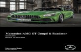 Mercedes-AMG GT Coupé & Roadster › passengercars › mercedes... · 2020-06-11 · Mercedes-AMG GT Coupé & Roadster GT S Coupé Technical Data • 3,982cc, 8-cylinder, 384kW,