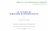 A Voice From Eternitymedia.sabda.org › alkitab-6 › wh2-hdm › hdm0510.pdf · A VOICE FROM ETERNITY by George B. Kulp INTRODUCTION The soul-searching sermons of this volume have