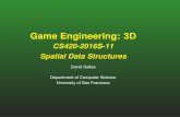 Game Engineering: 3Dgalles/cs420/lecture/Spatial... · 2016-04-15 · Game Engineering: 3D CS420-2016S-11 Spatial Data Structures David Galles Department of Computer Science University