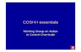 COSHH Essentials - powerpoint presentation...COSHH essentials HAZARD BANDS EXPOSURE BANDS ic, corrosive,skin sensitiser ion Amount: Small - ( l) Medium - ( l) Large - ( ) Dispersion