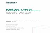 BUILDING A GREEN STIMULUS FOR COVID-19 · establishing a priority green infrastructure stimulus in response to Covid-19. KEY FINDINGS • The immediate Covid-19 crisis and related