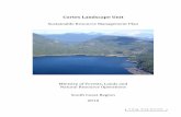 Cortes Landscape Unit - British Columbia ... Cortes LU SRMP 5 2012 Table 1 Land Status of the Cortes