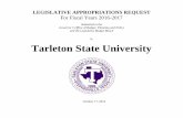 by Tarleton State University › reports › pdf › 5842.pdfinternational agreements with Universidad Politécnica Estatal del Carchi in Ecuador and the University of Technology and