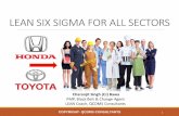 LEAN SIX SIGMA FOR ALL SECTORS - StarChapter · • Taguchi Loss of Function • Six Sigma Basics –Histogram, Variance and Standard Deviation, Control Charts, Common & Special Cause,