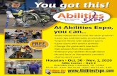 Yes, You CAN! · Houston • Oct. 30 - Nov. 1, 2020 NRG Center • Hall E One NRG Park • Houston, TX 77054 Fri. 11 am - 5 pm • Sat. 11 am - 5 pm • Sun. 11 am - 4 pm ¡Sí, tú