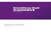 PrintShop Mail Connect Release Notesdownload.objectiflune.com/Connect/Version_01/Release... · 2020-05-20 · Version: 2020.1. ReleaseNotes Version2020.1 LastRevision: 2020-05-21