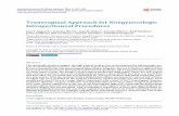 Transvaginal Approach for Nongynecologic Intraperitoneal ... › pdf › IJCM_2014123015300406.pdf · concept of Natural Orifice Translumenal Endoscopic Surgery (NOTES). The emergence