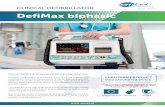 CLINICAL DEFIBRILLATOR DefiMax biphasicemtel.pl/download/EN/EN DefiMax biphasic.pdfThe basic configuration of the device allows a manual defibrillation, cardioversion and ECG measurement.
