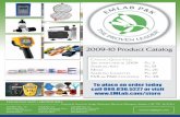 2009-10 Product Catalog · 2020-05-05 · Thank you for choosing eMlab P&K for all your iAQ needs! ou for choosing eMlab P&K for all your iAQ needs! Product Service headquarters eMlab
