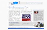 High Performance Pay - paypeopleright.com · High-Performance Pay by Patricia K. Zingheim and Jay R. Schuster offers a model for creating a total rewards system compensation, benefits,