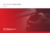 Style Guide - Microkeeper: Rosters | Timesheets · 2019-08-09 · FONT Aa Bb Cc Dd Ed Ff Gg Hh Jj Kk Ll Mm Nn Oo Pp Qq Uu Vv Ww Xx Yy Zz 0 1 2 3 4 5 6 7 8 9 Aa Bb Cc Dd Ed Ff Gg Hh