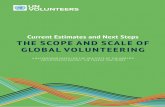 Current Estimates and Next Steps THE SCOPE AND SCALE OF ......current estimates and next steps the scope and scale of global volunteering a background paper for the 2018 state of the
