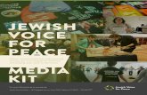 Jewish Voice for Peace media...For more information go to  Jewish Voice for Peace • 1611 Telegraph Avenue, Suite 1020, Oakland, CA 94612 510.465.1777 Jewish
