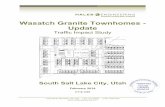 Wasatch Granite Townhomes TIS - Update 201902081220 North 500 West, Ste. 202 Lehi, UT 84043 p 801.766.4343 Wasatch Granite Townhomes - Update Traffic Impact Study South Salt Lake City,