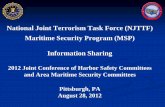 National Joint Terrorism Task Force (NJTTF) Maritime ...onlinepubs.trb.org/.../Presentations/2B-Bell.pdfJTTF Nationwide Participation . Full-Time Part-Time FBI 2,468 73 State and Local