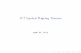 12.7 Spectral Mapping Theorem - BYU Mathbakker/Math346/BeamerSlides/Lec37... · 2020-04-10 · Recall the Semisimple Spectral Mapping Theorem 4.3.12 which states that for a semisimple