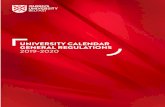 UNIVERSITY CALENDAR GENERAL REGULATIONS Belfast BT7 … › directorates › media › Media,920507,smxx.pdf · III. Terms and Conditions (Taught Programmes) When applicants are offered