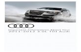 Important Information About Your 2011-2012 3.0L TDI Audi · in Model Year 2011-2012 Audi Q7 3.0L TDI vehicles. The following pages outline the emissions system updates that are now