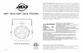 ADJ 12P Hex 12P Hex Pearl User Manual 2020-03-26آ  ADJ Products, LLC - - 12P Hex/12P Hex Pearl User