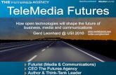TeleMedia Futures · TeleMedia Futures. Not ‘if’ but ‘how’ and when - and for what! Flat-rated & bundled content will dominate. Mobile Operators & ISPs hold the Keys to the