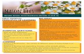 Mason Bees - Lesson Plan€¦ · Mason Bees can also apply to honey bees and other pollinators) First peoples knowledge of ecosystem: the interconnection between living and non-living