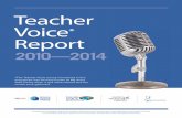 Teacher Voice Report - SAGE Publications · *The Teacher Voice survey mentioned in this manuscript was formerly known as My Voice Staff Survey when it was administered and the results