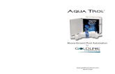 Aqua Trol Above-ground Pool Automation by Goldline Controls · IMPORTANT SAFETY INSTRUCTIONS When using this electrical equipment, basic safety pre- ... and algae in the pool through