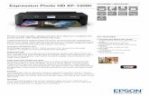 DATASHEET / BROCHURE Expression Photo HD XP-15000 · 2018-03-23 · SP3, XP Professional x64 Edition SP2 Included Software Epson Easy Photo Print, Epson Print CD Interfaces USB, Ethernet,