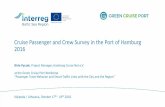 Cruise Passenger and Crew Survey in the Port of Hamburg 2016 · 2018-12-20 · Cruise Passenger and Crew Survey in the Port of Hamburg 2016. Klaipeda / Lithuania, October 17. th -