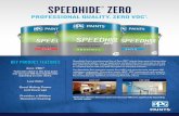 SPEEDHIDE ZERO - ARCAT › clients › ppgarch_Speedhide_Zero_Sell_Shee… · Speedhide Zero is a professional line of Zero-VOC* interior latex paints that provides outstanding durability,