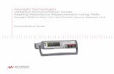 Keysight Technologies Detailed Demonstration Guide: Making Resistance Measurement … · 2019-12-04 · Resistance measurement operation The resistance measurement operation is set
