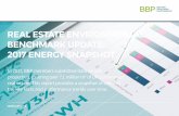 REAL ESTATE ENVIRONMENTAL BENCHMARK UPDATE: 2017 … · 33 GWH ELEC-EQ LIKE-FOR-LIKE SAVING 3.8% REAL ESTATE ENVIRONMENTAL BENCHMARK UPDATE: 2017 ENERGY SNAPSHOT In 2017, BBP members