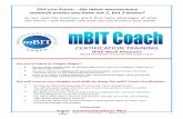 nlp training auckland communications plus - 2017 2-5 June MLB … · 2018-07-09 · Apply the mBIT Road Map process of aligning each of your neural networks, gaining greater Wisdom