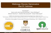 Multistage Discrete Optimization Part IV: Software ted/files/multistage/lectures/  Multistage