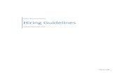 Human Resources Division Hiring Guidelines...These guidelines are used by Executive Branch agencies when filling positions, whether by hiring an external candidate or through an internal