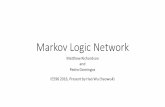 Markov Logic Network - University Of Illinoisswoh.web.engr.illinois.edu › ... › handout › fall2016_slide16.pdf · 2016-12-03 · Why logic is still interesting • Logic, especially,