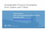 Sustainable Finance Examples from States and …... Sustainable Finance Examples from States and Tribes Glenn Barnes UNC Environmental Finance Center 919-962-2789 glennbarnes@sog.unc.edu