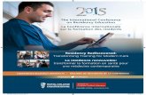 The International Conference on Residency Education La ... · 022–028 Competency-based education . 030–032 Education for patient safety . ... Aligning the Canadian medical education