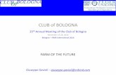 CLUB of BOLOGNA · Total grains: world supply and demand. Source: International Grains Council, Five year global supply and demand projections, ... The water needed for crops amounts