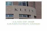 THE CLASS OF 2018 · Prom will be held on Saturday, May 19th from 8:00 PM – 12:00 AM. Refreshments and soft drinks will be served. This is a formal affair. Tuxedos or dark suits