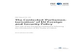 The Contested 'Parliamentarisation' of EU Foreign and ... · 2.3 ‘Atmosphere’: external determinants of parliamentary oversight 7 3. Institutions and budget: between self-affirmation