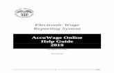 AccuWage Online Help Guide 2019 › employer › accuwage › helpGuideAccuWageOnline.pdf3.2 If you upload a large unzipped file (more than 100MB or 100000 KB), you will receive the