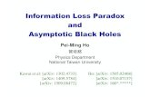 Information Loss Paradox and Asymptotic Black Holesmember.ipmu.jp/yuji.tachikawa/stringsmirrors/2016/main...The blue-shift factor approaches to infinity as the collapsing surface approaches