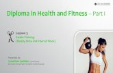 Diploma in Health and Fitness Part I › shaw-toolkits-webinarslides...The role cardio plays in aerobic fitness Programming cardio o Attend all of the lessons live to ask Questions