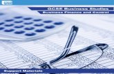 GCSE Business Studies · 2017-01-31 · Business Finance and Control GCSE Business Studies These documents are part of a larger blended learning pack, developed to support GCSE Business