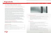 Sorberbarrier AGC - Technical Data Sheet€¦ · performance of the flexible mass loaded vinyl, Wavebar, and Pyrotek’s Sorberfoam with a fire-resistant aluminium glass cloth facing